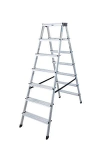 Krause Leichte Universal-Stufenleiter, Beidseitig, 2x5 Stufe(n), Stand H 0, 65m, Holm L 1, 15m, Alu 6 Krause Leichte Universal-Stufenleiter, Beidseitig, 2x5 Stufe(n), Stand H 0, 65m, Holm L 1, 15m, Alu – Bild 4