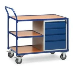 Rollcart Schrankwagen, Tragl. 300kg, Ladefl. LxB 1000x575mm, RAL7035/RAL5010, 4 Schubladen, HxLxB 990x1170x600mm, TPE-Bereifung 14 Rollcart Schrankwagen, Tragl. 300kg, Ladefl. LxB 1000x575mm, RAL7035/RAL5010, 4 Schubladen, HxLxB 990x1170x600mm, TPE-Bereifung -Vago-tools-Geschäft d1eab890 400c 4ec4 aa5a 950d500a4a22