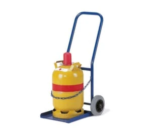Rollcart Flaschenkarre, Tragl. 50kg, Propangas 11kg Flasche, M. Kette, RAL5010, Luft-Bereifung 3 Rollcart Flaschenkarre, Tragl. 50kg, Propangas 11kg Flasche, M. Kette, RAL5010, Luft-Bereifung
