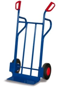 PROREGAL Sackkarre Rhino, Schaufel BxT 27x20cm, Tragl. 250kg, Pannensichere Vollgummireifen, Blau, Stahl Sackkarren Transportkarre 7 PROREGAL Sackkarre Rhino, Schaufel BxT 27x20cm, Tragl. 250kg, Pannensichere Vollgummireifen, Blau, Stahl Sackkarren Transportkarre – Bild 5
