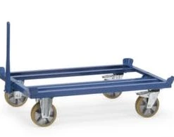 Fetra Paletten-Fahrgestell, Tragl. 1000kg, Ladefl. LxB 1210x810mm, Lade H 282mm, Als Routenzug, Rahmen, 4 Fangecken