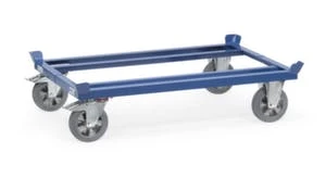 Fetra Paletten-Fahrgestell, Tragl. 1000kg, Ladefl. LxB 1210x810mm, Lade H 282mm, Als Routenzug, Rahmen, 4 Fangecken 8 Fetra Paletten-Fahrgestell, Tragl. 1000kg, Ladefl. LxB 1210x810mm, Lade H 282mm, Als Routenzug, Rahmen, 4 Fangecken – Bild 6