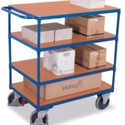 Variofit Schrankwagen, Tragl. 500kg, 1 Etage(n), Ladefl. LxB 1045x685mm, Holzplatte, 3 Wände, RAL5010, TPE-Bereifung 14 Variofit Schrankwagen, Tragl. 500kg, 1 Etage(n), Ladefl. LxB 1045x685mm, Holzplatte, 3 Wände, RAL5010, TPE-Bereifung -Vago-tools-Geschäft db90bc11 93c4 4af8 81e2 8f5953912eae 1