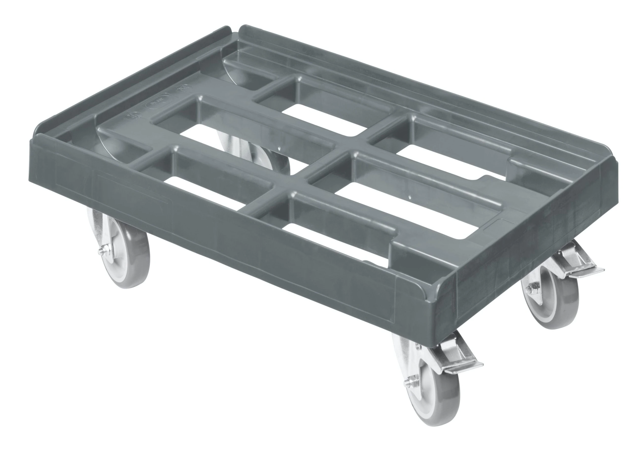 Null Transportroller Für Kisten 60 X 40 Cm Mit 2 Bremsen In Blau 7 Null Transportroller Für Kisten 60 X 40 Cm Mit 2 Bremsen In Blau – Bild 5