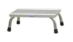 Krause Montagetreppe, Podest H 800mm, 4 Gitterroststufen, Alu 4 Krause Montagetreppe, Podest H 800mm, 4 Gitterroststufen, Alu – Bild 2