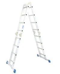 Alternative view of Krause Seilzugleiter, 2x15 Sprossen, Holm L 4, 25-7, 7m, 2-tlg., Alu