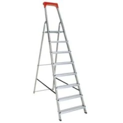 Null Alu-Stufenleiter, Einseitig, 5 Stufen, Stand H 1m, Alu -Vago-tools-Geschäft e156c669 01ab 4eea 8a97 555cb8dd4c8e 3