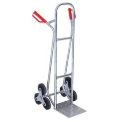 Null Alu-Treppenkarre, 3-Stern, Tragl. 150kg, Schaufel BxT 280x230mm