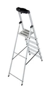 Krause Leichte Universal-Stufenleiter, Beidseitig, 2x5 Stufe(n), Stand H 0, 65m, Holm L 1, 15m, Alu 9 Krause Leichte Universal-Stufenleiter, Beidseitig, 2x5 Stufe(n), Stand H 0, 65m, Holm L 1, 15m, Alu – Bild 7