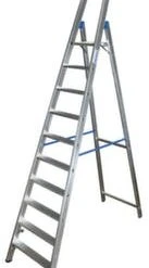 Krause Stehleiter, Einseitig, 10 Stufe(n), Stand H 2, 35m, Holm L 3, 2m, Alu