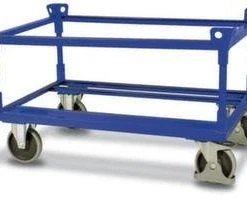 Variofit Paletten-Fahrgestell, Tragl. 500kg, Ladefl. LxB 1200x800mm, Lade H 650mm