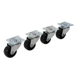 Null FIXMAN 4er Set Leichte Lenkrollen Transportrollen Rollen Räder Laufrollen 41mm