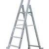 Krause Rollbare Stufenleiter, Einseitig, 5 Stufen, Stand H 1, 2m, Holm L 1, 95m, Alu -Vago-tools-Geschäft e3f12b84 c7d1 46ca 80ed de909c4adbbb 3