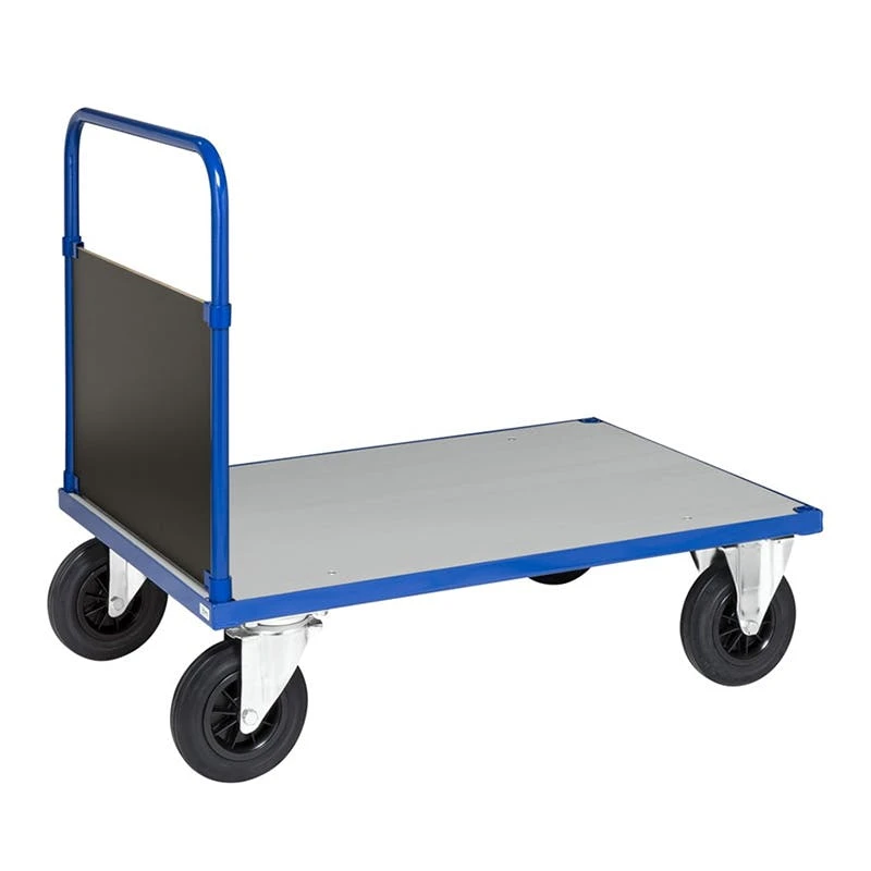 Null Doppel-Stirnwandwagen, Blechboden 1.000 X 700 X 900 Mm, Traglast: 500 Kg - Blau 5 Null Doppel-Stirnwandwagen, Blechboden 1.000 X 700 X 900 Mm, Traglast: 500 Kg - Blau – Bild 3