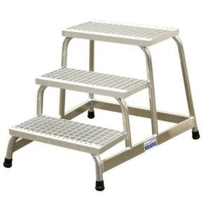 Krause Montagetreppe, Podest H 600mm, 3 Stufe(n), Alu, Handlauf 7 Krause Montagetreppe, Podest H 600mm, 3 Stufe(n), Alu, Handlauf – Bild 5