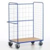 Rollcart Etagenwagen, Tragl. 600kg, Ladefl. LxB 1000x700mm, Holzboden, RAL5010, TPE-Bereifung -Vago-tools-Geschäft eaa3fe5c 5990 41ca 8529 2d76447413d4