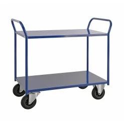 Null Etagenwagen 2 Böden M. Aufkant. 1.080 X 550 X 975 Mm, Traglast: 400 Kg - Weiß -Vago-tools-Geschäft ec2ac9a3 3011 4007 a48f 3665d84498a6