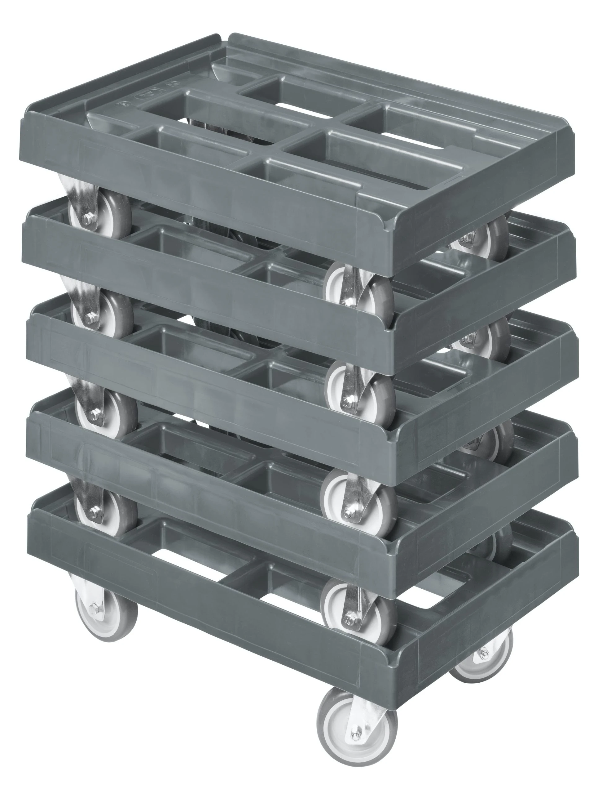 Null 5 Stück Transportroller Für Kisten 60 X 40 Cm Mit 2 Bock- Und 2 Lenkrollen In Grau 3 Null 5 Stück Transportroller Für Kisten 60 X 40 Cm Mit 2 Bock- Und 2 Lenkrollen In Grau