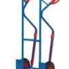 Fetra Kufenkarre, Tragl. 300kg, Schaufel BxT 320x250mm, Schaufel Anschraubbar / Austauschbar, Stahl, RAL5007, Luft-Bereifung -Vago-tools-Geschäft f2f337ab cc78 4d85 bb9b a6a247bf7b18 2
