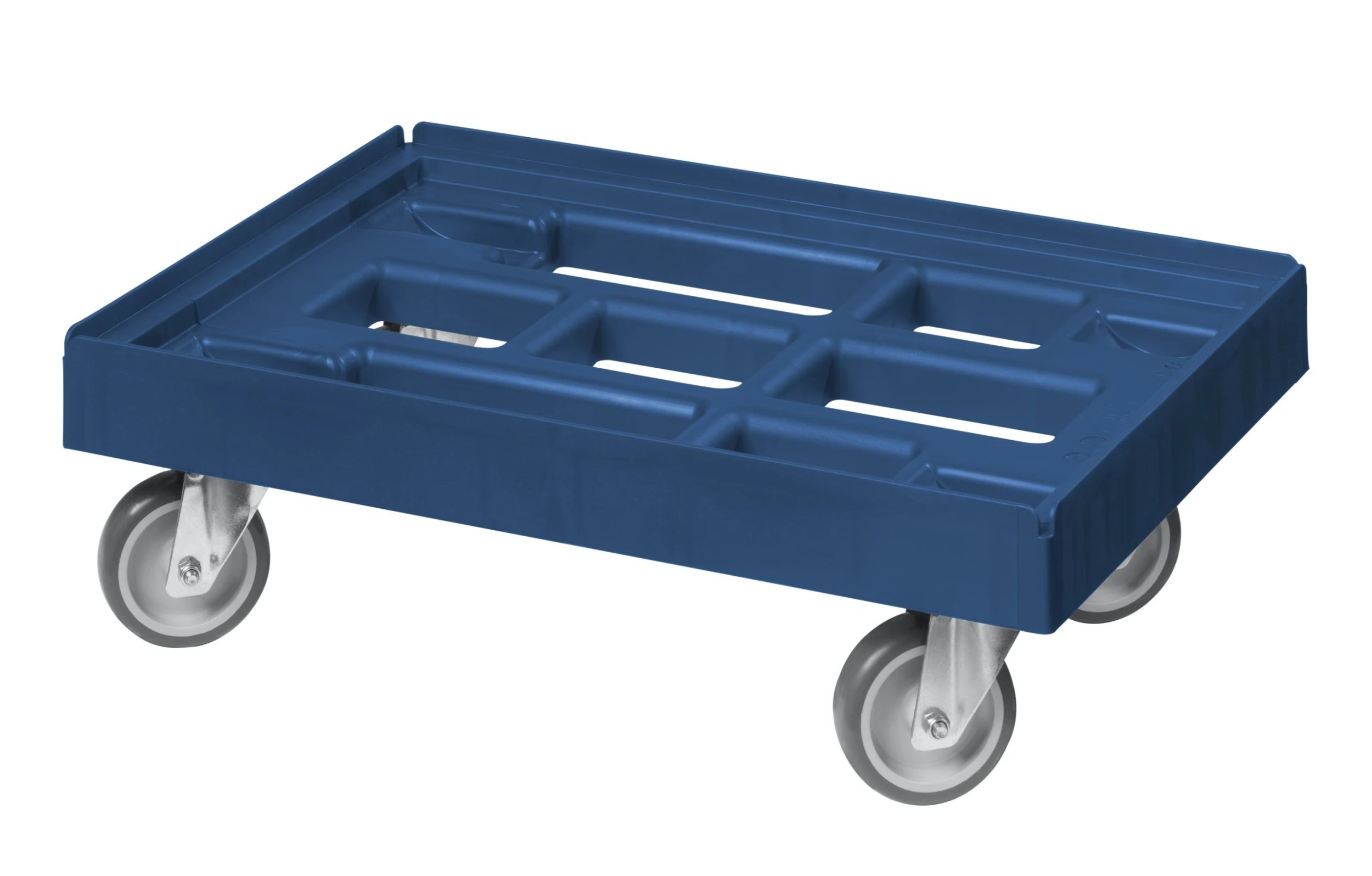 Null Transportroller Für Kisten 60 X 40 Cm Mit 4 Lenkrollen In Blau 4 Null Transportroller Für Kisten 60 X 40 Cm Mit 4 Lenkrollen In Blau – Bild 2