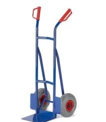 Rollcart Stapelkarre, Tragl. 200kg, Schaufel BxT 300x225mm, Stahl, RAL5010, Luft-Bereifung -Vago-tools-Geschäft f53e082d 4e23 465b aadd caa16ab8378f 6