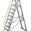 Krause Fahrbare Stufen-Plattformleiter, Einseitig, 10 Stufe(n), Stand H 2, 35m, Holm L 3, 6m, Handlauf Beidseitig, Alu -Vago-tools-Geschäft f7c58eb4 b642 4f12 8fa1 805aad469393 2