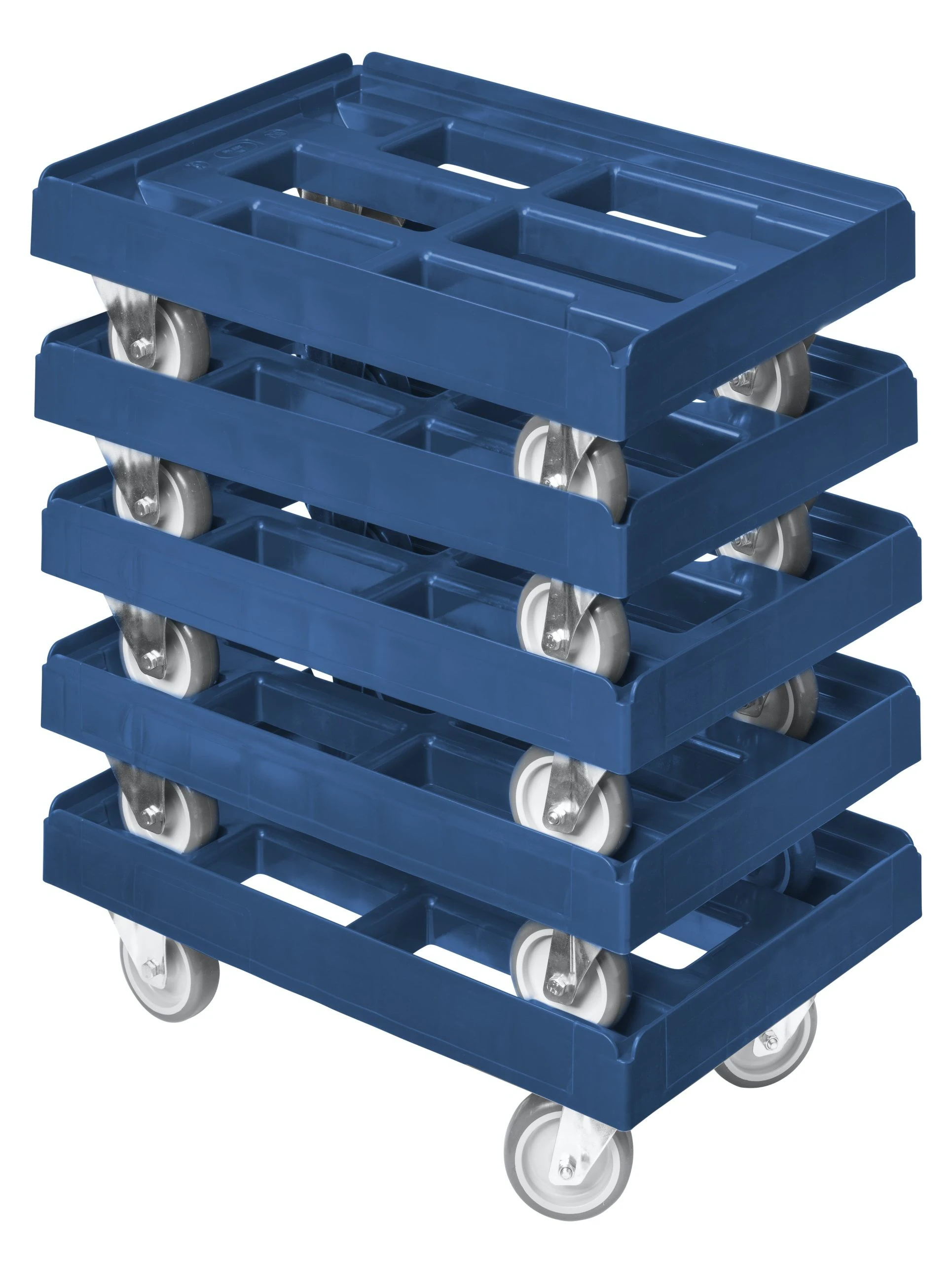 Null 5 Stück Transportroller Für Kisten 60 X 40 Cm Mit 2 Bock- Und 2 Lenkrollen In Grün 4 Null 5 Stück Transportroller Für Kisten 60 X 40 Cm Mit 2 Bock- Und 2 Lenkrollen In Grün – Bild 2
