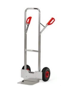 Fetra Alu-Kistenkarre, Tragl. 200kg, Schaufel BxT 480x300mm, Schaufel Anschraubbar / Austauschbar, Luft-Bereifung 5 Fetra Alu-Kistenkarre, Tragl. 200kg, Schaufel BxT 480x300mm, Schaufel Anschraubbar / Austauschbar, Luft-Bereifung – Bild 3