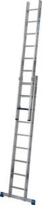 Krause Schiebeleiter, 2x9 Sprossen/Stufen, Holm L 2, 7-4, 35m, 2-tlg., Alu 3 Krause Schiebeleiter, 2x9 Sprossen/Stufen, Holm L 2, 7-4, 35m, 2-tlg., Alu
