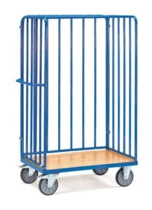 Fetra Gitter-Vierwandwagen, Tragl. 500kg, Ladefl. LxB 1000x700mm, Holzplatte, 4 Wände 9 Fetra Gitter-Vierwandwagen, Tragl. 500kg, Ladefl. LxB 1000x700mm, Holzplatte, 4 Wände – Bild 7